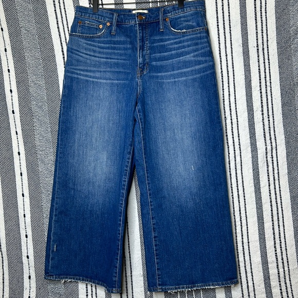 Madewell Denim - Madewell Wide Leg Crop Jeans